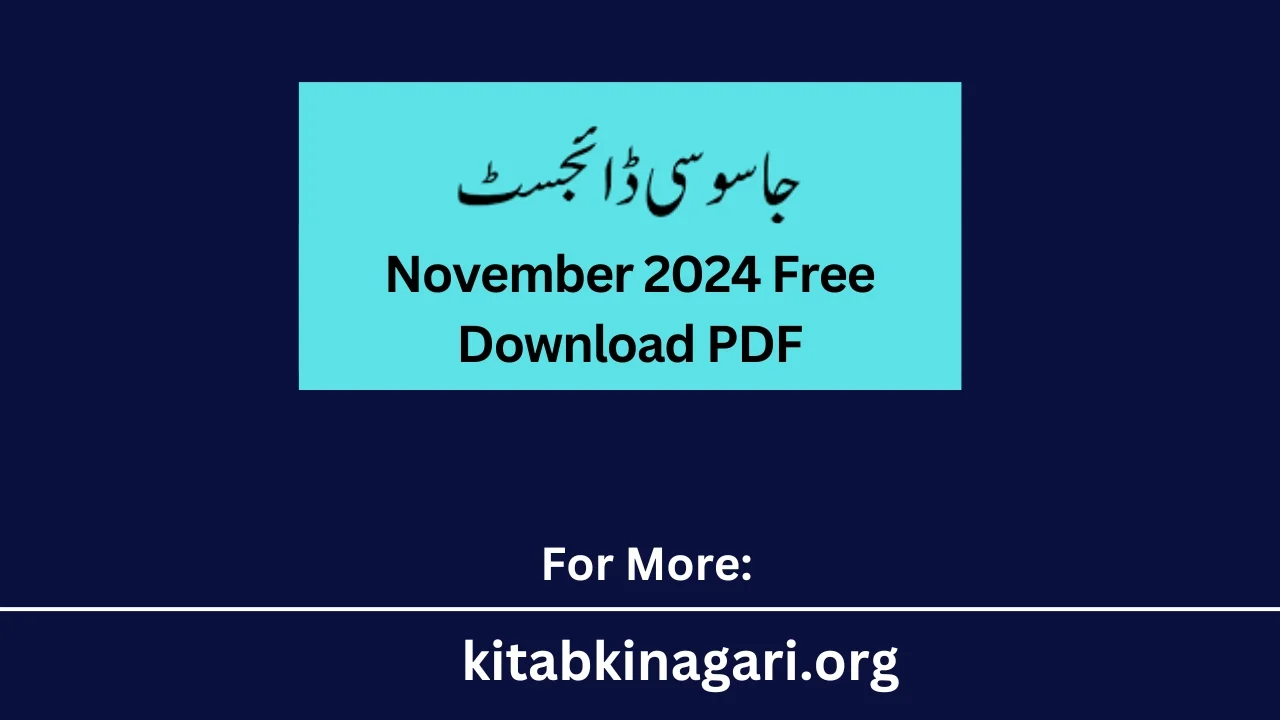 Jasoosi Digest November 2024